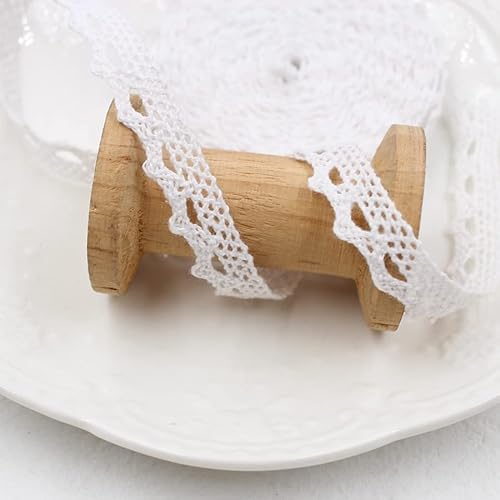 Spitzenband, 5/10 Yards Multi Farbige Baumwolle Spitze Trimmt Band DIY Kleidung Hometexile Rand Verschönerung von LKDCNUP
