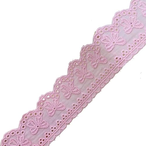 Spitzenband, 5Y Blume Hohl 4CM Breite Baumwolle Tuch Spitze Trim Stoff Kleidung Zubehör Manschetten Rock Saum Spitzenband, 5Y Blume Hohl 4CM Breite Baumwolle Tuch Spitze Trim Stoff Kleidung Zubehör Manschetten Rock Saum von LKDCNUP
