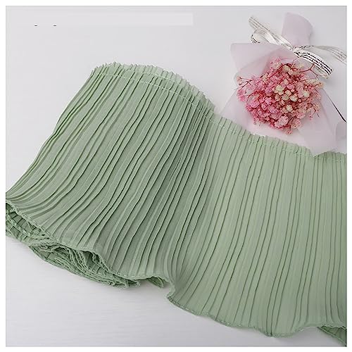 Spitzenband, Falten-Spitzenbesatz, 3 Meter, gekräuselter, zerknitterter Chiffonstoff, Band, Manschettenkragen, Kleid, Rock, Kleidung, Nähmaterialien Spitzenband, Falten-Spitzenbesatz, 3 Meter, gekräuselter, zerknitterter Chiffonstoff, Band, Manschettenkragen, Kleid, Rock, Kleidung, Nähmaterialien von LKDCNUP