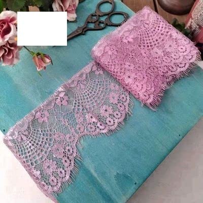 Spitzenband, Farbige Wimpern Spitzenbesatz Blume DIY Rock Saum, Ärmel Ausschnitt Kleidung Schleier Dekoration Material Stoff von LKDCNUP