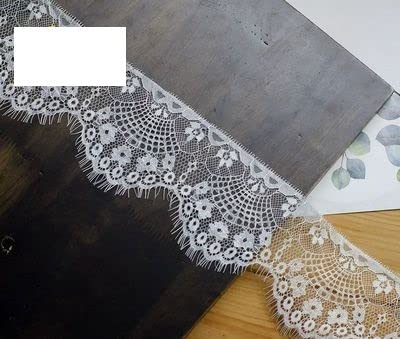 Spitzenband, Farbige Wimpern Spitzenbesatz Blume DIY Rock Saum, Ärmel Ausschnitt Kleidung Schleier Dekoration Material Stoff von LKDCNUP
