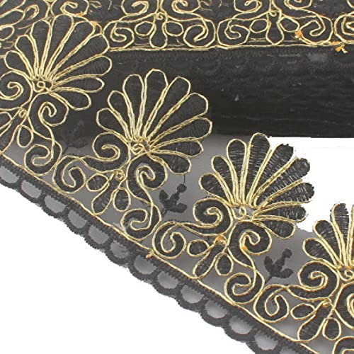 Spitzenband, Spitzenstoff DIY Handwerk Nähen Dekoration Zubehör for Kleidungsstücke Quaste Trim Gurtband Band von LKDCNUP