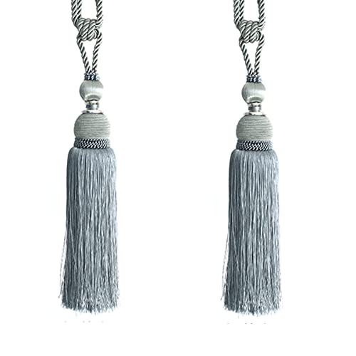 Vorhanghalter, Vorhang-Raffhalter, 2 Stück, Vorhang-Clips, Seil-Krawattenband, Vorhang-Krawatten-Seilgurte, lange Quaste, Vorhang-Raffhalter, Halteseil for Heimdekoration und Bürofenster, Gardinen-Kra Vorhanghalter, Vorhang-Raffhalter, 2 Stück, Vorhang-Clips, Seil-Krawattenband, Vorhang-Krawatten-Seilgurte, lange Quaste, Vorhang-Raffhalter, Halteseil for Heimdekoration und Bürofenster, Gardinen-Kra von LKDCNUP