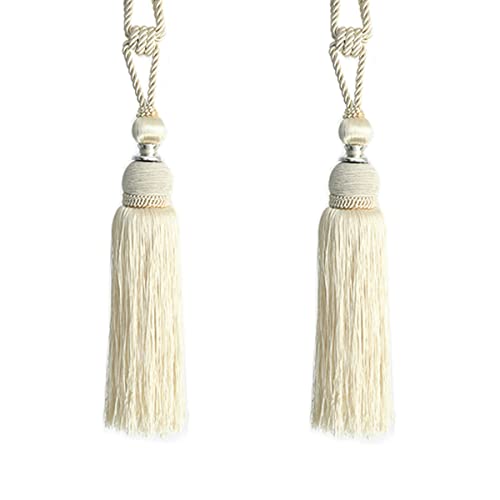 Vorhanghalter, Vorhang-Raffhalter, 2 Stück, Vorhang-Clips, Seil-Krawattenband, Vorhang-Krawatten-Seilgurte, lange Quaste, Vorhang-Raffhalter, Halteseil for Heimdekoration und Bürofenster, Gardinen-Kra Vorhanghalter, Vorhang-Raffhalter, 2 Stück, Vorhang-Clips, Seil-Krawattenband, Vorhang-Krawatten-Seilgurte, lange Quaste, Vorhang-Raffhalter, Halteseil for Heimdekoration und Bürofenster, Gardinen-Kra von LKDCNUP