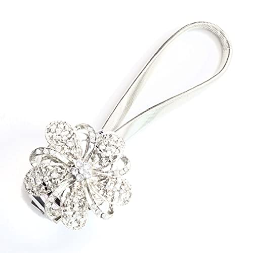 Vorhanghalter, Vorhang-Raffhalter, Vorhang-Raffhalter mit Metallfederseil, magnetische Kristall-Vorhangklammern, Seilhalter, hübsch und modisch for Zuhause, Büro, Hotel, Fensterbehandlung, Deko, Gold Vorhanghalter, Vorhang-Raffhalter, Vorhang-Raffhalter mit Metallfederseil, magnetische Kristall-Vorhangklammern, Seilhalter, hübsch und modisch for Zuhause, Büro, Hotel, Fensterbehandlung, Deko, Gold von LKDCNUP