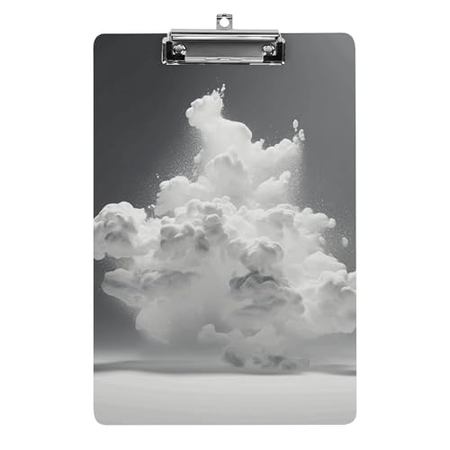 A Cloud Schwebendes Klemmbrett für Büro, Zuhause, Acryl-Klemmbrett mit Aufhängelöchern aus Edelstahl, langlebige Klemmbretter für Notizen, Prüfungen, Noten, Noten, 31,8 x 21,6 cm A Cloud Schwebendes Klemmbrett für Büro, Zuhause, Acryl-Klemmbrett mit Aufhängelöchern aus Edelstahl, langlebige Klemmbretter für Notizen, Prüfungen, Noten, Noten, 31,8 x 21,6 cm von LKHDS