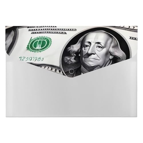 Fächermappe mit 6 Fächern, Banknotenmuster, Akkordeon-Aktenordner, A4, Briefgröße, tragbarer Dokumenten-Organizer für Quittungen, Rechnungen, Bürobedarf Fächermappe mit 6 Fächern, Banknotenmuster, Akkordeon-Aktenordner, A4, Briefgröße, tragbarer Dokumenten-Organizer für Quittungen, Rechnungen, Bürobedarf von LKHDS