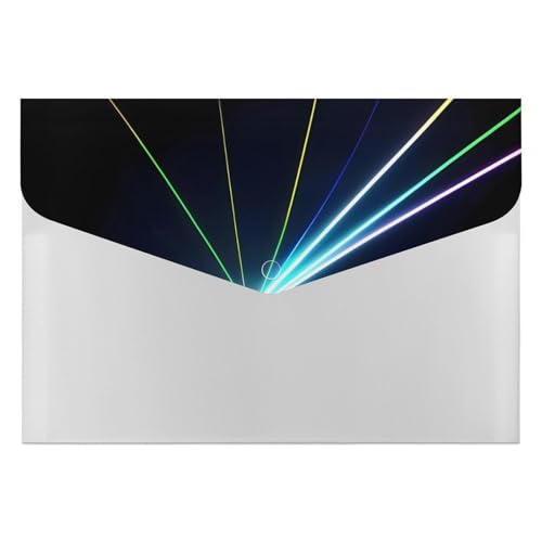Fächermappe mit 6 Fächern, Laser-Licht, Akkordeon-Aktenordner, A4, Briefgröße, tragbarer Dokumenten-Organizer für Quittungen, Rechnungen, Bürobedarf Fächermappe mit 6 Fächern, Laser-Licht, Akkordeon-Aktenordner, A4, Briefgröße, tragbarer Dokumenten-Organizer für Quittungen, Rechnungen, Bürobedarf von LKHDS