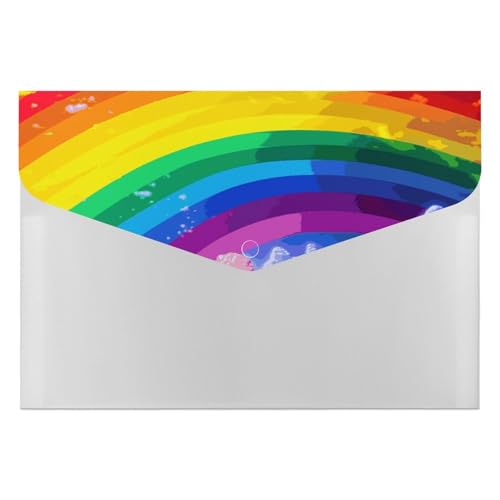 Fächermappe mit 6 Fächern, Regenbogen-Akkordeon-Aktenordner, A4, Briefgröße, tragbarer Dokumenten-Organizer für Quittungen, Rechnungen, Bürobedarf Fächermappe mit 6 Fächern, Regenbogen-Akkordeon-Aktenordner, A4, Briefgröße, tragbarer Dokumenten-Organizer für Quittungen, Rechnungen, Bürobedarf von LKHDS
