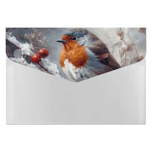 Fächermappe mit 6 Fächern, Vogel auf Ast, Akkordeon-Aktenordner, A4, Briefgröße, tragbarer Dokumenten-Organizer für Quittungen, Rechnungen, Bürobedarf Fächermappe mit 6 Fächern, Vogel auf Ast, Akkordeon-Aktenordner, A4, Briefgröße, tragbarer Dokumenten-Organizer für Quittungen, Rechnungen, Bürobedarf von LKHDS