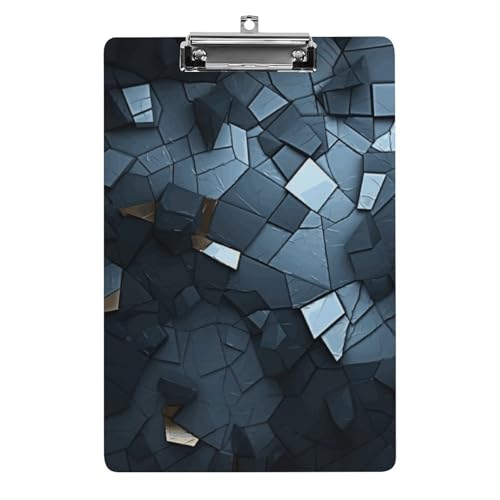 Graues Mosaik-Klemmbrett für Büro, Zuhause, Acryl-Klemmbrett mit Edelstahl-Löchern zum Aufhängen, langlebige Klemmbretter für Notizen, Prüfungen, Noten, Noten, 31,8 x 21,6 cm Graues Mosaik-Klemmbrett für Büro, Zuhause, Acryl-Klemmbrett mit Edelstahl-Löchern zum Aufhängen, langlebige Klemmbretter für Notizen, Prüfungen, Noten, Noten, 31,8 x 21,6 cm von LKHDS