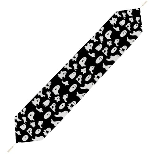 Halloween-Gothic-Tischläufer, wiederverwendbar, weich, kurz, Plüsch, Esstischdekoration für Hochzeit, Party, Küche, 178 x 33 cm Halloween-Gothic-Tischläufer, wiederverwendbar, weich, kurz, Plüsch, Esstischdekoration für Hochzeit, Party, Küche, 178 x 33 cm von LKHDS
