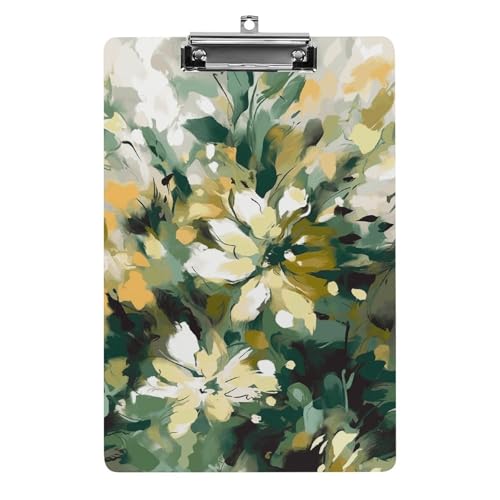 Hellgelbes dunkelgrünes Klemmbrett für Büro, Zuhause, Acryl-Klemmbrett mit Aufhängelöchern aus Edelstahl, langlebige Klemmbretter für Notizen, Prüfungen, Noten, Noten, 31,8 x 21,6 cm Hellgelbes dunkelgrünes Klemmbrett für Büro, Zuhause, Acryl-Klemmbrett mit Aufhängelöchern aus Edelstahl, langlebige Klemmbretter für Notizen, Prüfungen, Noten, Noten, 31,8 x 21,6 cm von LKHDS
