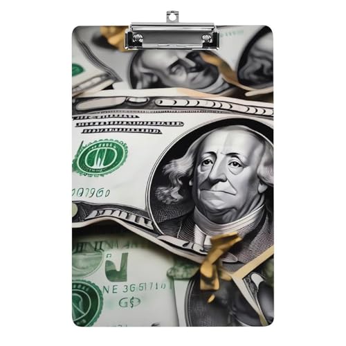 Klemmbrett für Banknotenmuster, für Büro, Zuhause, Acryl, A4-Klemmbrett mit Edelstahl-Aufhängelöchern, langlebige Klemmbretter für Notizen, Prüfungen, Noten, Noten, 31,8 x 21,6 cm Klemmbrett für Banknotenmuster, für Büro, Zuhause, Acryl, A4-Klemmbrett mit Edelstahl-Aufhängelöchern, langlebige Klemmbretter für Notizen, Prüfungen, Noten, Noten, 31,8 x 21,6 cm von LKHDS