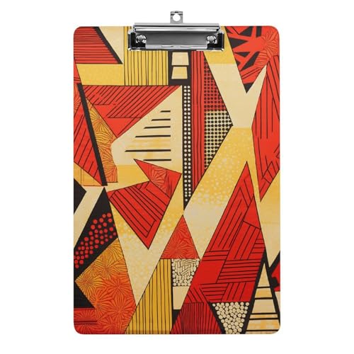 Klemmbrett im afrikanischen Stil für Büro, Zuhause, Acryl-Klemmbrett mit Aufhängelöchern aus Edelstahl, langlebige Klemmbretter für Notizen, Prüfungen, Noten, Noten, 31,8 x 21,6 cm Klemmbrett im afrikanischen Stil für Büro, Zuhause, Acryl-Klemmbrett mit Aufhängelöchern aus Edelstahl, langlebige Klemmbretter für Notizen, Prüfungen, Noten, Noten, 31,8 x 21,6 cm von LKHDS