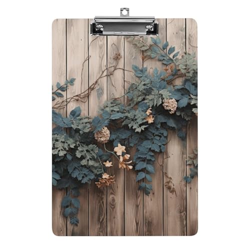 Klemmbrett mit Blättern auf rustikalem Holz, für Büro, Zuhause, Acryl-Klemmbrett mit Aufhängelöchern aus Edelstahl, langlebige Klemmbretter für Notizen, Prüfungen, Noten, Noten, 31,8 x 21,6 cm Klemmbrett mit Blättern auf rustikalem Holz, für Büro, Zuhause, Acryl-Klemmbrett mit Aufhängelöchern aus Edelstahl, langlebige Klemmbretter für Notizen, Prüfungen, Noten, Noten, 31,8 x 21,6 cm von LKHDS