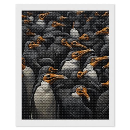 LKHDS A Group of Penguins Diamond Painting Kits for Adults, Full Round Drill DIY Diamond Art, 5D Gem Art and Crafts for Home Wall Decor 40.6 cmx50.8 cm LKHDS A Group of Penguins Diamond Painting Kits for Adults, Full Round Drill DIY Diamond Art, 5D Gem Art and Crafts for Home Wall Decor 40.6 cmx50.8 cm von LKHDS