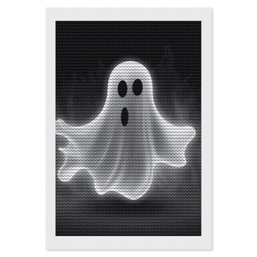 LKHDS Black and Halloween Ghost Diamond Painting Kits for Adults, Full Round Drill DIY Diamond Art, 5D Gem Art and Crafts for Home Wall Decor 20,3 x 30,5 cm LKHDS Black and Halloween Ghost Diamond Painting Kits for Adults, Full Round Drill DIY Diamond Art, 5D Gem Art and Crafts for Home Wall Decor 20,3 x 30,5 cm von LKHDS