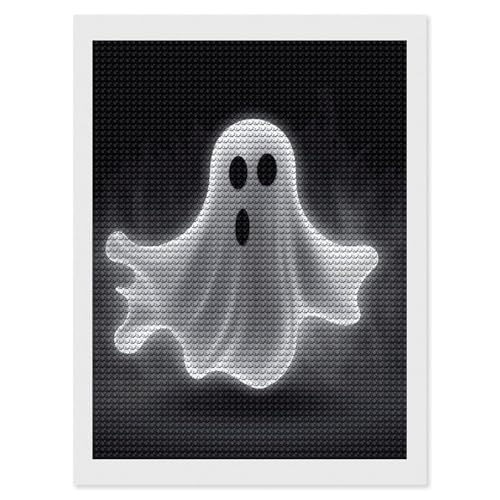 LKHDS Black and Halloween Ghost Diamond Painting Kits for Adults, Full Round Drill DIY Diamond Art, 5D Gem Art and Crafts for Home Wall Decor 30,5 x 40,6 cm LKHDS Black and Halloween Ghost Diamond Painting Kits for Adults, Full Round Drill DIY Diamond Art, 5D Gem Art and Crafts for Home Wall Decor 30,5 x 40,6 cm von LKHDS