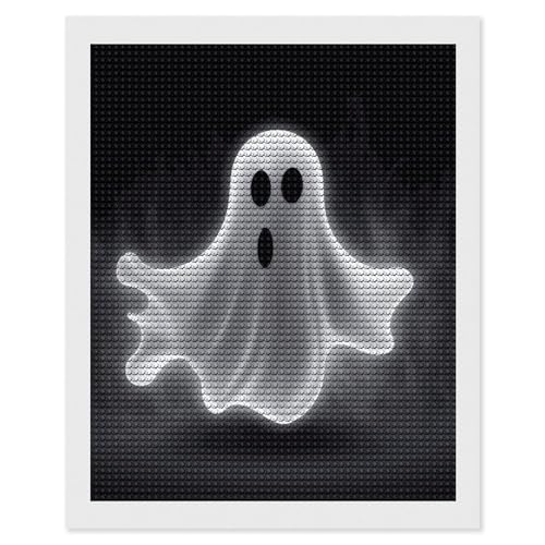 LKHDS Black and Halloween Ghost Diamond Painting Kits for Adults, Full Round Drill DIY Diamond Art, 5D Gem Art and Crafts for Home Wall Decor 40.6 cmx50.8 cm LKHDS Black and Halloween Ghost Diamond Painting Kits for Adults, Full Round Drill DIY Diamond Art, 5D Gem Art and Crafts for Home Wall Decor 40.6 cmx50.8 cm von LKHDS