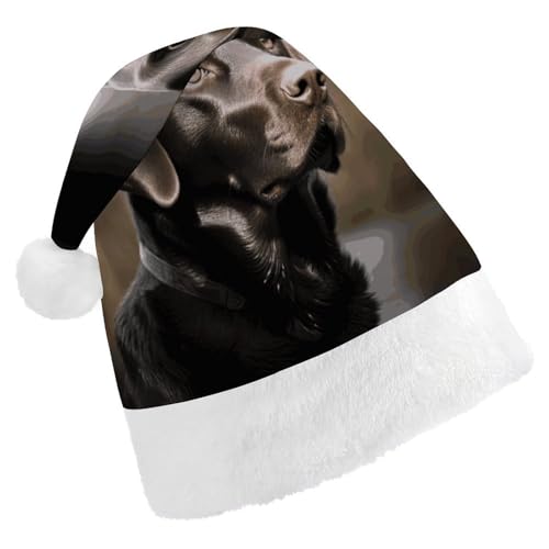 LKHDS Weihnachtsmütze für Erwachsene, Weihnachtsmütze für Damen und Herren, exquisiter Labrador Retriever, bedruckte Weihnachtsmütze, bequeme Weihnachtsmütze für Erwachsene LKHDS Weihnachtsmütze für Erwachsene, Weihnachtsmütze für Damen und Herren, exquisiter Labrador Retriever, bedruckte Weihnachtsmütze, bequeme Weihnachtsmütze für Erwachsene von LKHDS