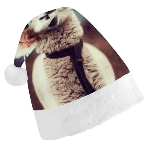 LKHDS Weihnachtsmütze für Erwachsene, für Damen und Herren, exquisit, niedlich, Alpaka, bedruckt, bequeme Weihnachtsmütze für Erwachsene LKHDS Weihnachtsmütze für Erwachsene, für Damen und Herren, exquisit, niedlich, Alpaka, bedruckt, bequeme Weihnachtsmütze für Erwachsene von LKHDS