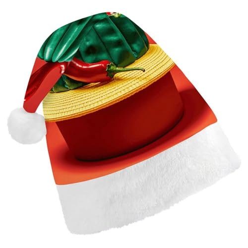 LKHDS Weihnachtsmütze für Erwachsene, für Damen und Herren, exquisite Mütze und Chilischote, bedruckte Weihnachtsmütze, bequeme Weihnachtsmütze für Erwachsene LKHDS Weihnachtsmütze für Erwachsene, für Damen und Herren, exquisite Mütze und Chilischote, bedruckte Weihnachtsmütze, bequeme Weihnachtsmütze für Erwachsene von LKHDS