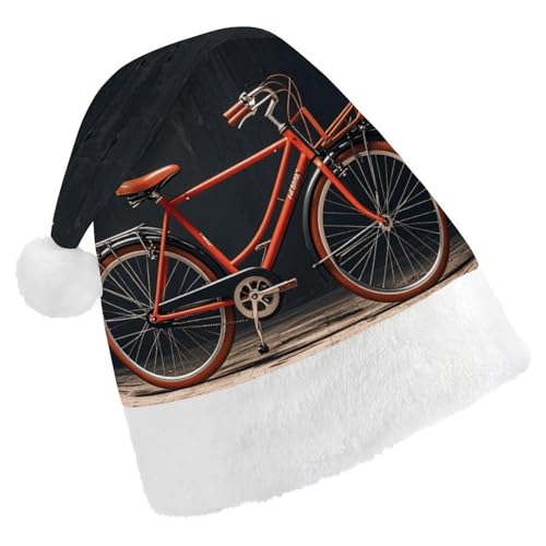 LKHDS Weihnachtsmütze für Erwachsene, für Damen und Herren, exquisiter Fahrraddruck, bequeme Weihnachtsmütze für Erwachsene LKHDS Weihnachtsmütze für Erwachsene, für Damen und Herren, exquisiter Fahrraddruck, bequeme Weihnachtsmütze für Erwachsene von LKHDS