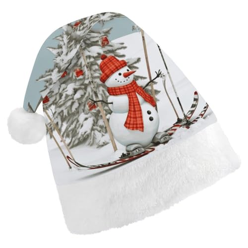 LKHDS Weihnachtsmütze für Erwachsene, für Damen und Herren, exquisiter Ski-Weihnachtsbaum, bedruckte Weihnachtsmütze, bequeme Weihnachtsmütze für Erwachsene LKHDS Weihnachtsmütze für Erwachsene, für Damen und Herren, exquisiter Ski-Weihnachtsbaum, bedruckte Weihnachtsmütze, bequeme Weihnachtsmütze für Erwachsene von LKHDS
