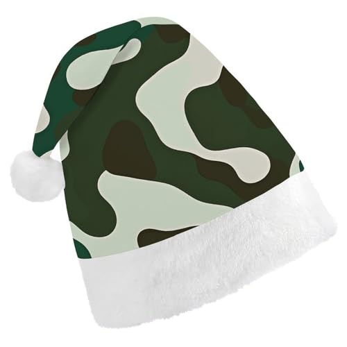 LKHDS Weihnachtsmütze für Erwachsene, für Damen und Herren, exquisiter grüner Druck, bequeme Weihnachtsmütze für Erwachsene LKHDS Weihnachtsmütze für Erwachsene, für Damen und Herren, exquisiter grüner Druck, bequeme Weihnachtsmütze für Erwachsene von LKHDS
