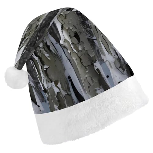 LKHDS Weihnachtsmütze für Erwachsene, für Damen und Herren, exquisiter kalter Baum, Camouflage, bedruckt, Weihnachtsmütze, bequeme Weihnachtsmütze für Erwachsene LKHDS Weihnachtsmütze für Erwachsene, für Damen und Herren, exquisiter kalter Baum, Camouflage, bedruckt, Weihnachtsmütze, bequeme Weihnachtsmütze für Erwachsene von LKHDS