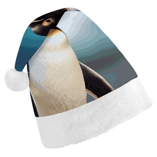 LKHDS Weihnachtsmütze für Erwachsene, für Damen und Herren, exquisiter niedlicher Pinguin-Druck, bequeme Weihnachtsmütze für Erwachsene LKHDS Weihnachtsmütze für Erwachsene, für Damen und Herren, exquisiter niedlicher Pinguin-Druck, bequeme Weihnachtsmütze für Erwachsene von LKHDS