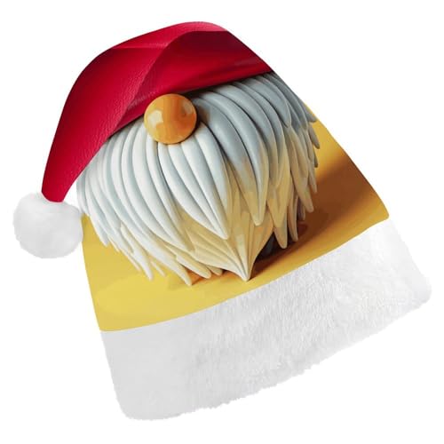 LKHDS Weihnachtsmütze für Erwachsene, für Damen und Herren, exquisiter niedlicher Zwergenhut, bedruckte Weihnachtsmütze, bequeme Weihnachtsmütze für Erwachsene LKHDS Weihnachtsmütze für Erwachsene, für Damen und Herren, exquisiter niedlicher Zwergenhut, bedruckte Weihnachtsmütze, bequeme Weihnachtsmütze für Erwachsene von LKHDS