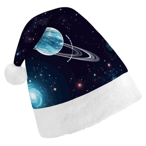 LKHDS Weihnachtsmütze für Erwachsene für Damen und Herren, exquisite Galaxie-Dekoration, bedruckte Weihnachtsmütze, bequeme Weihnachtsmütze für Erwachsene LKHDS Weihnachtsmütze für Erwachsene für Damen und Herren, exquisite Galaxie-Dekoration, bedruckte Weihnachtsmütze, bequeme Weihnachtsmütze für Erwachsene von LKHDS