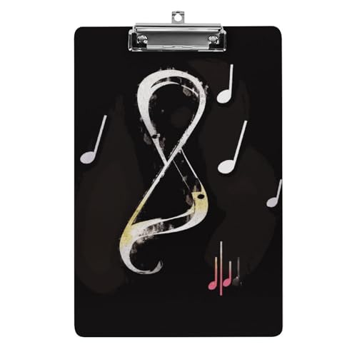 Musiknoten-Klemmbrett für Büro, Zuhause, Acryl, A4-Klemmbrett mit Edelstahl-Aufhängelöchern, langlebige Klemmbretter für Notizen, Prüfungen, Noten, Noten, 31,8 x 21,6 cm Musiknoten-Klemmbrett für Büro, Zuhause, Acryl, A4-Klemmbrett mit Edelstahl-Aufhängelöchern, langlebige Klemmbretter für Notizen, Prüfungen, Noten, Noten, 31,8 x 21,6 cm von LKHDS