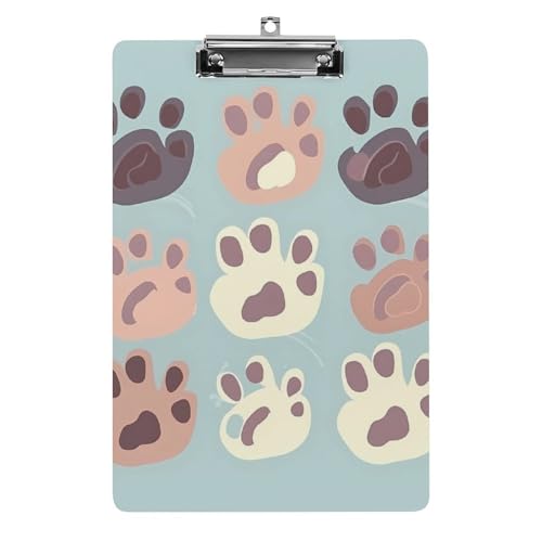 Niedliches Tier-Klemmbrett für Büro, Zuhause, Acryl-Klemmbrett mit Aufhängelöchern aus Edelstahl, langlebige Klemmbretter für Notizen, Prüfungen, Noten, Noten, 31,8 x 21,6 cm Niedliches Tier-Klemmbrett für Büro, Zuhause, Acryl-Klemmbrett mit Aufhängelöchern aus Edelstahl, langlebige Klemmbretter für Notizen, Prüfungen, Noten, Noten, 31,8 x 21,6 cm von LKHDS