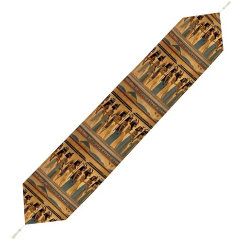 Tischläufer "Frauen im alten Ägypten", wiederverwendbar, weich, kurz, Plüsch, Esstischdekoration für Hochzeit, Party, Küche, 178 x 33 cm Tischläufer "Frauen im alten Ägypten", wiederverwendbar, weich, kurz, Plüsch, Esstischdekoration für Hochzeit, Party, Küche, 178 x 33 cm von LKHDS
