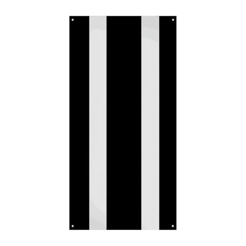 Türbanner mit Streifen, schwarz-weiß, saisonale vertikale Türabdeckung, Dekoration, langlebiger Hintergrund für Party, Veranda, Eingang, Garten, Dekoration, 178 x 80 cm Türbanner mit Streifen, schwarz-weiß, saisonale vertikale Türabdeckung, Dekoration, langlebiger Hintergrund für Party, Veranda, Eingang, Garten, Dekoration, 178 x 80 cm von LKHDS