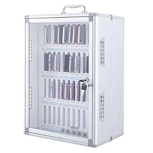 Fabrikunternehmen des Telefonspeicherschranks School Fabrik kauft Mobiltelefone Safe Sleear Deploy Mobile Mobile Storage Box Personal Handy Locker mit Kühllöchern, Silber-48-Bits Made in China von LKHGTR