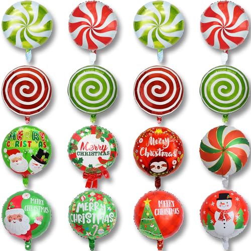 21 Pack Weihnachts-Folienballons Weihnachten Thema Ballons Weihnachten Mylar-Folienballon Bonbon-Ballons Weihnachten Dekorationen Weihnachten Party Supplies Xmas Theme Party Dekorationen (Christmas-1) 21 Pack Weihnachts-Folienballons Weihnachten Thema Ballons Weihnachten Mylar-Folienballon Bonbon-Ballons Weihnachten Dekorationen Weihnachten Party Supplies Xmas Theme Party Dekorationen (Christmas-1) von LKITMIUT