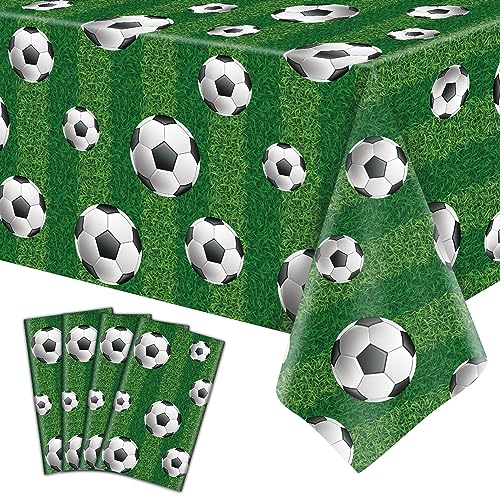 4 Packungen Fußball Party Tischtuch Fußball Tischtuch Fußball Rechteckige Kunststoff-Tischdecke Sport-Thema Tischabdeckungen Fußball Geburtstag Dekorationen Fußball-Thema Partei Liefert 86 x 51 Zoll 4 Packungen Fußball Party Tischtuch Fußball Tischtuch Fußball Rechteckige Kunststoff-Tischdecke Sport-Thema Tischabdeckungen Fußball Geburtstag Dekorationen Fußball-Thema Partei Liefert 86 x 51 Zoll von LKITMIUT