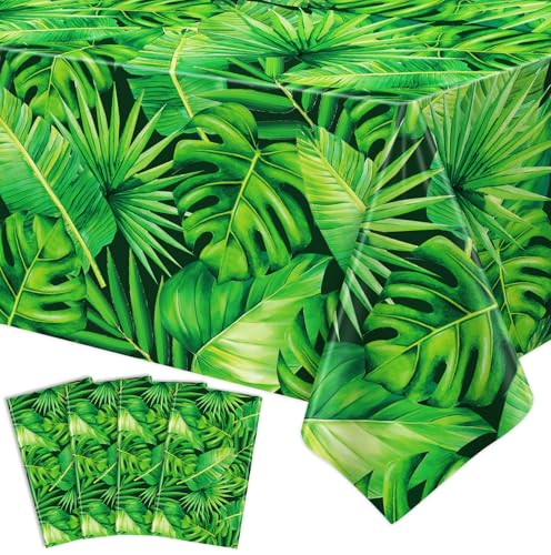 4 Stück Hawaiian Luau Tischtücher Tropische Palmblätter Tischtuch Dschungel Safari Thema Tischtuch Aloha Palmblatt Tischdecken Tropische Party Dekorationen Safari Dschungel Party Zubehör 86 x 51 Zoll 4 Stück Hawaiian Luau Tischtücher Tropische Palmblätter Tischtuch Dschungel Safari Thema Tischtuch Aloha Palmblatt Tischdecken Tropische Party Dekorationen Safari Dschungel Party Zubehör 86 x 51 Zoll von LKITMIUT