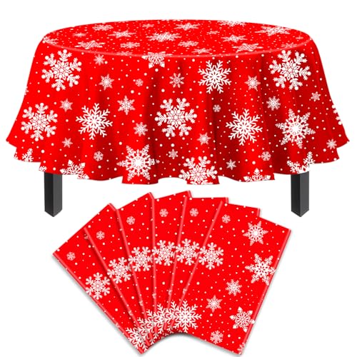 6 Packungen Weihnachten Tischtuch Weihnachten Schneeflocke Tischtuch Weiße Schneeflocken-Tischdecke Winter Wonderland Tischdecken Weihnachten Tischdekorationen Weihnachten Party Supplies 84 x 84 Zoll 6 Packungen Weihnachten Tischtuch Weihnachten Schneeflocke Tischtuch Weiße Schneeflocken-Tischdecke Winter Wonderland Tischdecken Weihnachten Tischdekorationen Weihnachten Party Supplies 84 x 84 Zoll von LKITMIUT