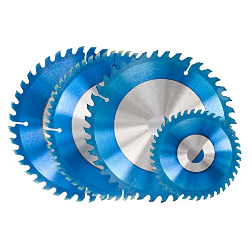LKLNCXC Sägeblatt 1pc 4" 6" 7" 8" Inch Circular Saw Blade 30T 40T 60T Carbide Saw Blades Blue Coated TCT Saw Blade Wood Cutting Disc,8x25.4x40T 1pc(8x25.4x40T 1pc) von LKLNCXC
