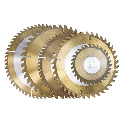 LKLNCXC Sägeblatt 1pc 4" 6" 7" 8" Inch Woodworking Saw Blade 30T 40T 60T 80T Circular Saw Blade for Wood TiCN Coated TCT Saw Cutting Disc,8Inx2.2x25.4x40T(7Inx2.2x25.4x60T) von LKLNCXC
