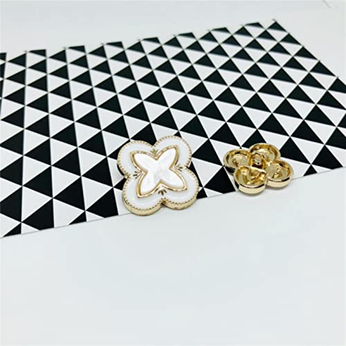Schaltflächen 10 Stück 20 mm quadratische Metallknöpfe for Hemdmantel, handgefertigtes DIY-Nähzubehör, Damenkleidung, dekorative Knöpfe, schwarzes Quadrat, 25 mm, 10 Stück(White Star,20mm-10pcs) Schaltflächen 10 Stück 20 mm quadratische Metallknöpfe for Hemdmantel, handgefertigtes DIY-Nähzubehör, Damenkleidung, dekorative Knöpfe, schwarzes Quadrat, 25 mm, 10 Stück(White Star,20mm-10pcs) von LKLNCXC