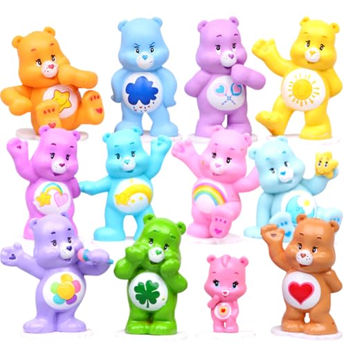 LKNBIF Kleiner Bärchen Figur, 12pcs Niedliche Bär Dekorative Ornamente, Mini Bear Figurine Set, Cartoon Bär Dekoratives Ornament, Produkte für Heim- und Autodekoration, Geburtstagskuchen Deko LKNBIF Kleiner Bärchen Figur, 12pcs Niedliche Bär Dekorative Ornamente, Mini Bear Figurine Set, Cartoon Bär Dekoratives Ornament, Produkte für Heim- und Autodekoration, Geburtstagskuchen Deko von LKNBIF