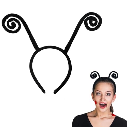 LKQBBSZ Antennen-Stirnband Bug Schwarz Haarband für Halloween Cosplay Zubehör von LKQBBSZ