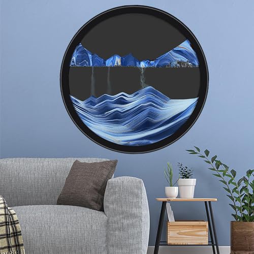 Sandbilder Zum Drehen, Fließende Sandmalerei Dynamisches Sandbild Wand Deko, 360° Drehbar 3D Tiefsee-Sandlandschaft Bewegende Sandkunst, Für Erwachsene Und Kinder Weihnachten Geschenk,A-24in/61cm Sandbilder Zum Drehen, Fließende Sandmalerei Dynamisches Sandbild Wand Deko, 360° Drehbar 3D Tiefsee-Sandlandschaft Bewegende Sandkunst, Für Erwachsene Und Kinder Weihnachten Geschenk,A-24in/61cm von LKQTNDA