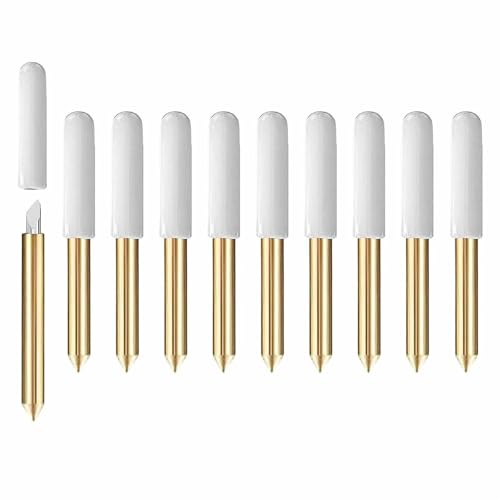 10 x 45° Hartmetallschneideklingen mit feiner Spitze, 45 ° feine Spitze, Ersatz für präzises Schneiden 10 x 45° Hartmetallschneideklingen mit feiner Spitze, 45 ° feine Spitze, Ersatz für präzises Schneiden von LKTFATD